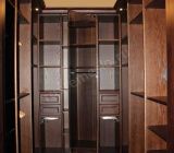 Шкаф для гардеробной комнаты из массива дуба и МДФ