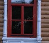 Фасадный наличник на окно резной деревянный