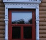 Фасадный наличник на окно резной деревянный